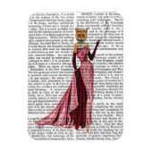 Glamor Fox in roze Magneet