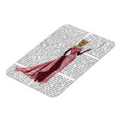 Glamor Fox in roze Magneet (Linkerzijde)