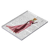 Glamor Fox in roze Notitieboek (Linkerzijde)