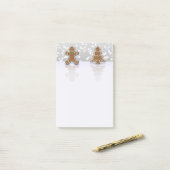 Glamor Gingerbrood Man en Boom - Post-it® notes (Op bureau)