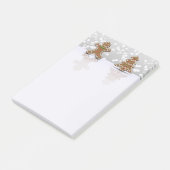 Glamor Gingerbrood Man en Boom - Post-it® notes (Schuin)