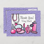 Glamor Girl Birthday (pd) Briefkaart (Voorkant / Achterkant)