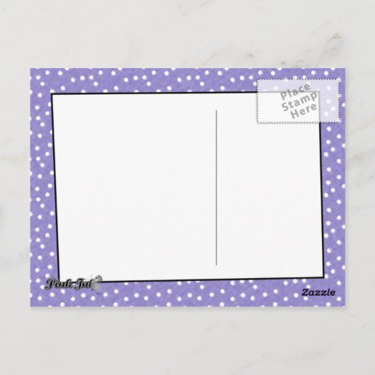 Glamor Girl Birthday (pd) Briefkaart (Achterkant)