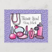 Glamor Girl Birthday (pd) Briefkaart (Voorkant)