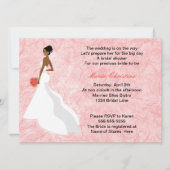 Glamor Girl Bridal Shower Invitation 2 Kaart (Voorkant)
