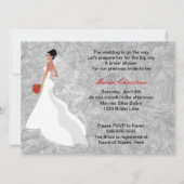 Glamor Girl Bridal Shower Invitation 2 Kaart (Voorkant)