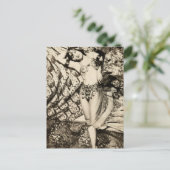 Glamor Girl Briefkaart (Staand voorkant)