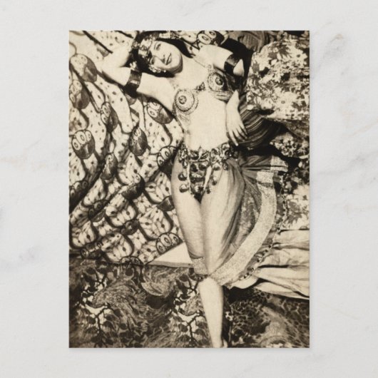 Glamor Girl Briefkaart (Voorkant)