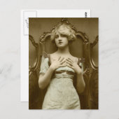 Glamor Girl Briefkaart (Voorkant / Achterkant)