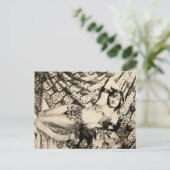 Glamor Girl Briefkaart (Staand voorkant)