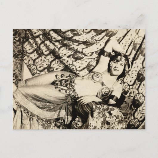 Glamor Girl Briefkaart (Voorkant)