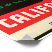 Glamor Girl Half Moon Bay San Francisco  Poster (Hoek)