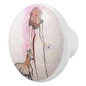 Glamor Girl Keramische Knop (Rechts)