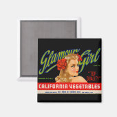 Glamor Girl Magneet (Voorkant / Achterkant)