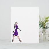  Glamor Girl, minister van Retro Blond (Staand voorkant)