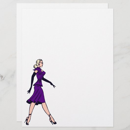  Glamor Girl, minister van Retro Blond (Voorkant / Achterkant)