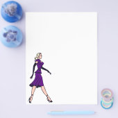  Glamor Girl, minister van Retro Blond Flyer (Enkel)