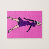  Glamor Girl, minister van Retro Blond Legpuzzel (Horizontaal)