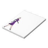  Glamor Girl, minister van Retro Blond Notitieblok (Linkerzijde)