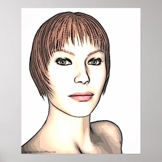 Glamor Girl Print (Voorkant)