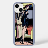  Glamor Girl Retro Pinup Case-Mate iPhone Case (Achterkant)