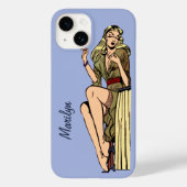  Glamor Girl Retro Pinup Case-Mate iPhone Case (Achterkant)