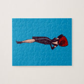 Glamor Girl Retro Pinup Legpuzzel (Horizontaal)