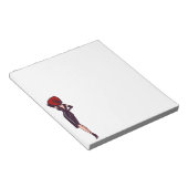  Glamor Girl Retro Pinup Notitieblok (Schuin)