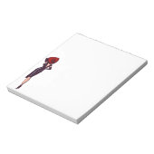  Glamor Girl Retro Pinup Notitieblok (Linkerzijde)