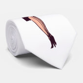 Glamor Girl Retro Pinup Stropdas (Opgerold)