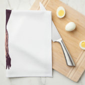 Glamor Girl Retro Pinup Theedoek (Quarter Fold)