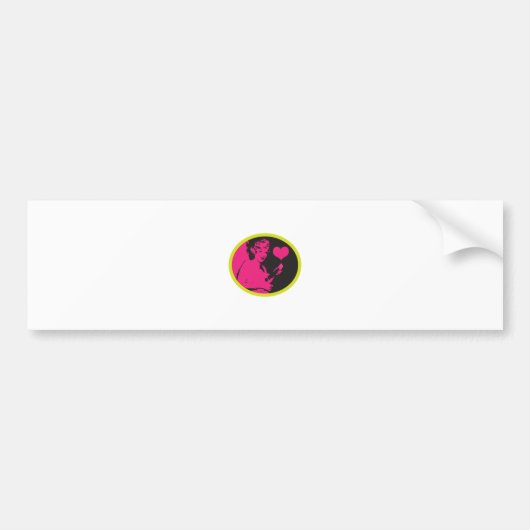 Glamor Girl Uke Bumpersticker (Voorkant)