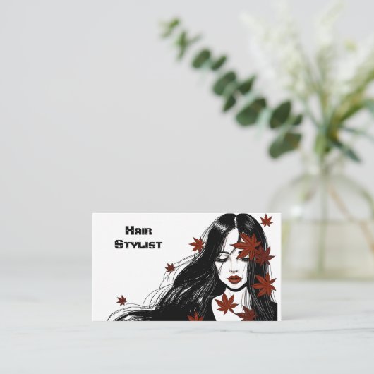 Glamor Girl Visitekaartje (Staand voorkant)