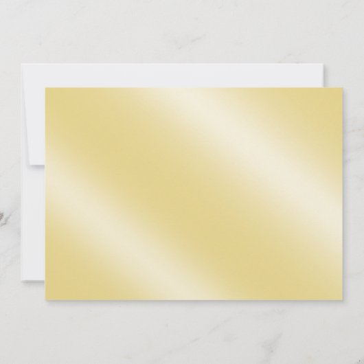 Glamor Glitter Luxe Bokeh Wedding | champagne Kaart (Achterkant)