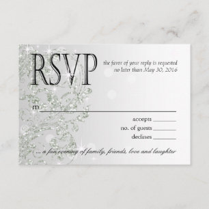 Glamor Glitter Luxe Ombre RSVP   zilverijs