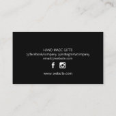 Glamor Glitter Social Media Visitekaartje (Achterkant)