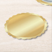 Glamor Gold Kijk Trendy Modern Elegant Blank Kartonnen Onderzetters (Gekanteld)