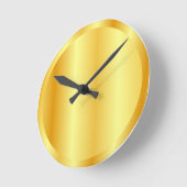 Glamor Gold Kijk uit Elegant Trendy Sjabloon Ronde Klok (Hoek)