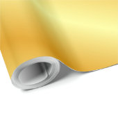 Glamor Gold-look elegant, modern Sjabloon cadeau Cadeaupapier (Rol Hoek)