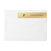 Glamor Gold Modern Elegant Design Trendy Elite (Achterkant)