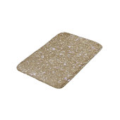 Glamor golden Glitz Bokeh licht goudglitter op Badmat (Gekanteld)