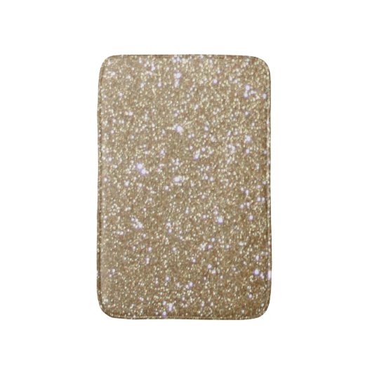 Glamor golden Glitz Bokeh licht goudglitter op Badmat (Voorkant Verticaal)