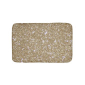 Glamor golden Glitz Bokeh licht goudglitter op Badmat (Voorkant)