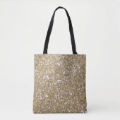 Glamor golden Glitz Bokeh licht goudglitter op Tote Bag (Voorkant)
