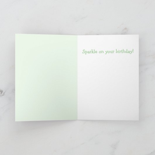 Glamor Goose Birthday Kaart (Binnen)