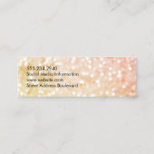 Glamor Hair en Makeup Mini Visitekaartje (Achterkant)