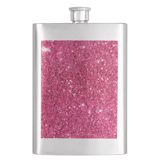 Glamor Hot Pink Glitter Flacon (Voorkant)