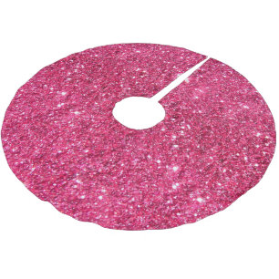 Glamor Hot Pink Glitter Kerstboom Rok