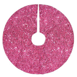 Glamor Hot Pink Glitter Kerstboom Rok
