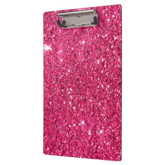 Glamor Hot Pink Glitter Klembord (Links)